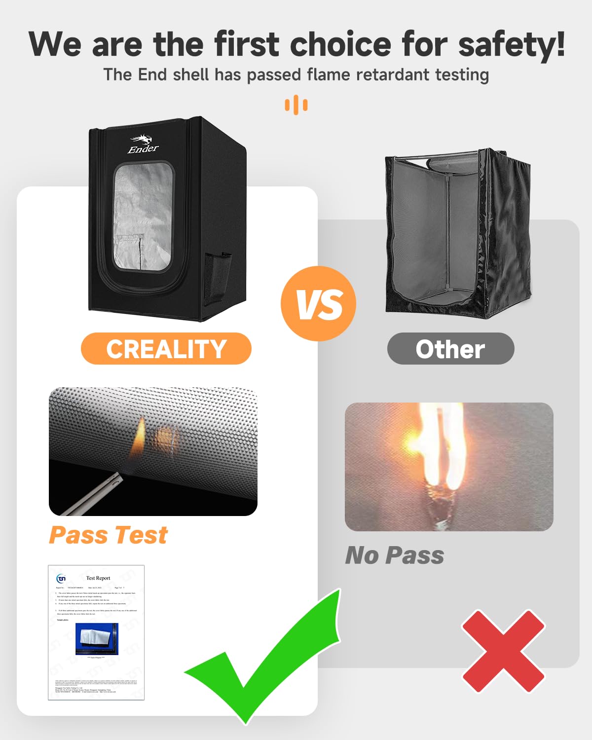 Creality Official 3D Printer Enclosure Fireproof And Dustproof Tent Constant Temperature Protective Cover Storage 480*600*720Mm