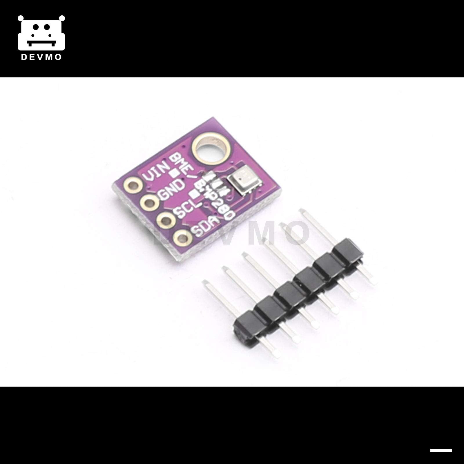 Devmo Bme280 Digital Temperature Humidity Barometric Pressure Sensor Module, 5V With Iic I2C Breakout Compatible With Ar Duino