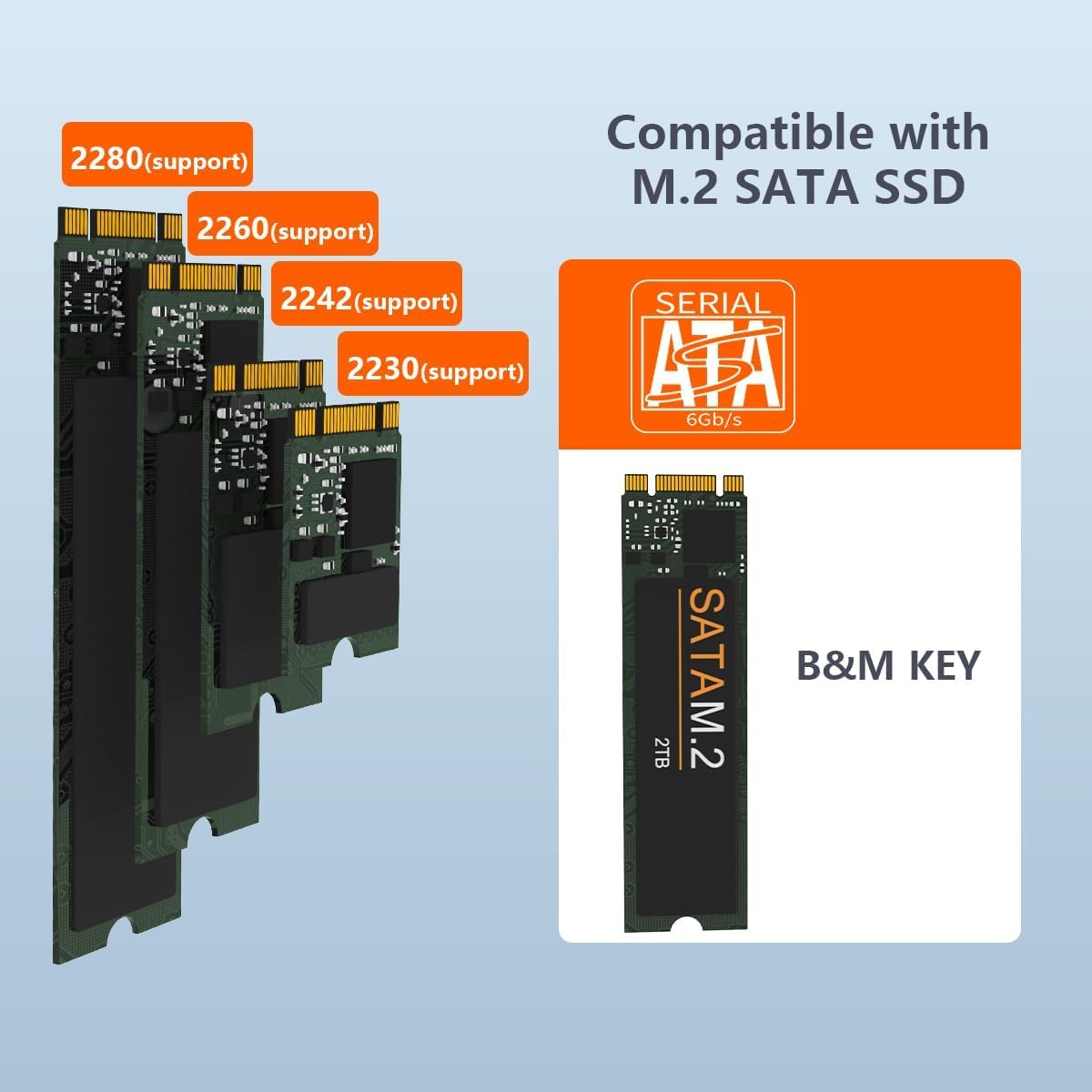 Maiwo Sata M.2 Ssd Duplicator, Sata M.2 To Type C Hard Drive Docking Station, For B+M Key M.2 Ssd, Support Offline Clone Copy Function (K3016S G1)