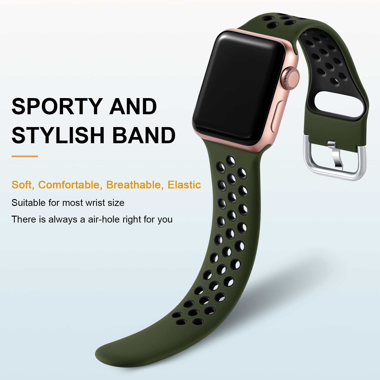 Lerobo Compatible With Apple Watch Ultra Band 49Mm Series 9/8/7 Band 41Mm 45Mm Series 10 46Mm/42Mm Series 6/5/4/Se 44Mm 40Mm Ser