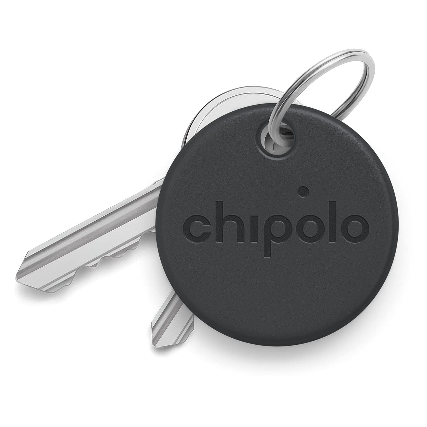 Chipolo One Spot   4 Pack   Finder, Bluetooth Tracker   Works With The Apple Find My App (Only For Ios) (Almost Black)