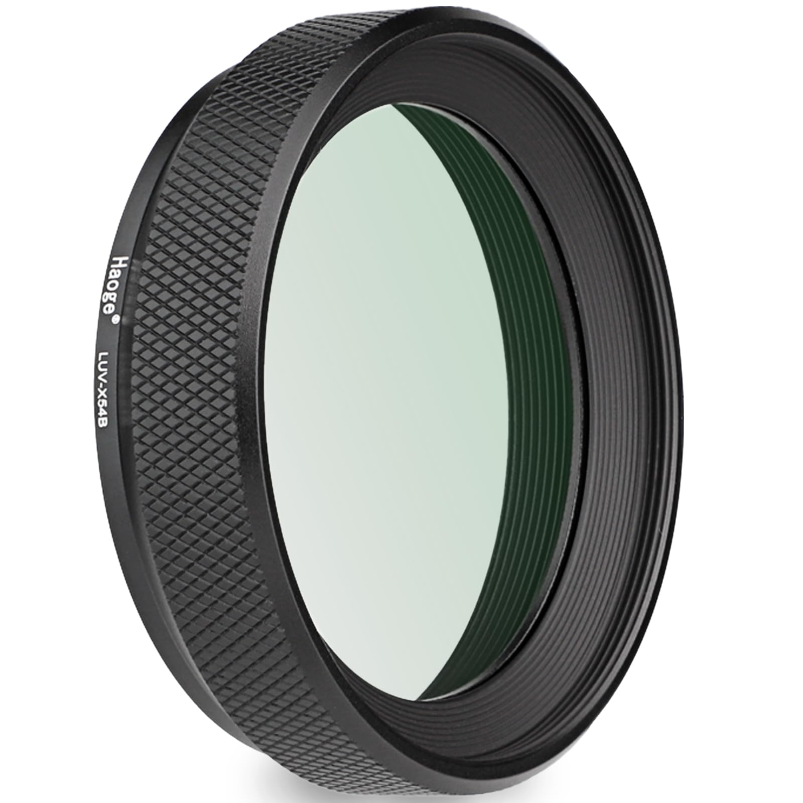 Haoge Luv X54B Metal Lens Hood With Mc Uv Protection Multicoated Ultraviolet Lens Filter For Fujifilm X100Vi Fuji X100V Camera B