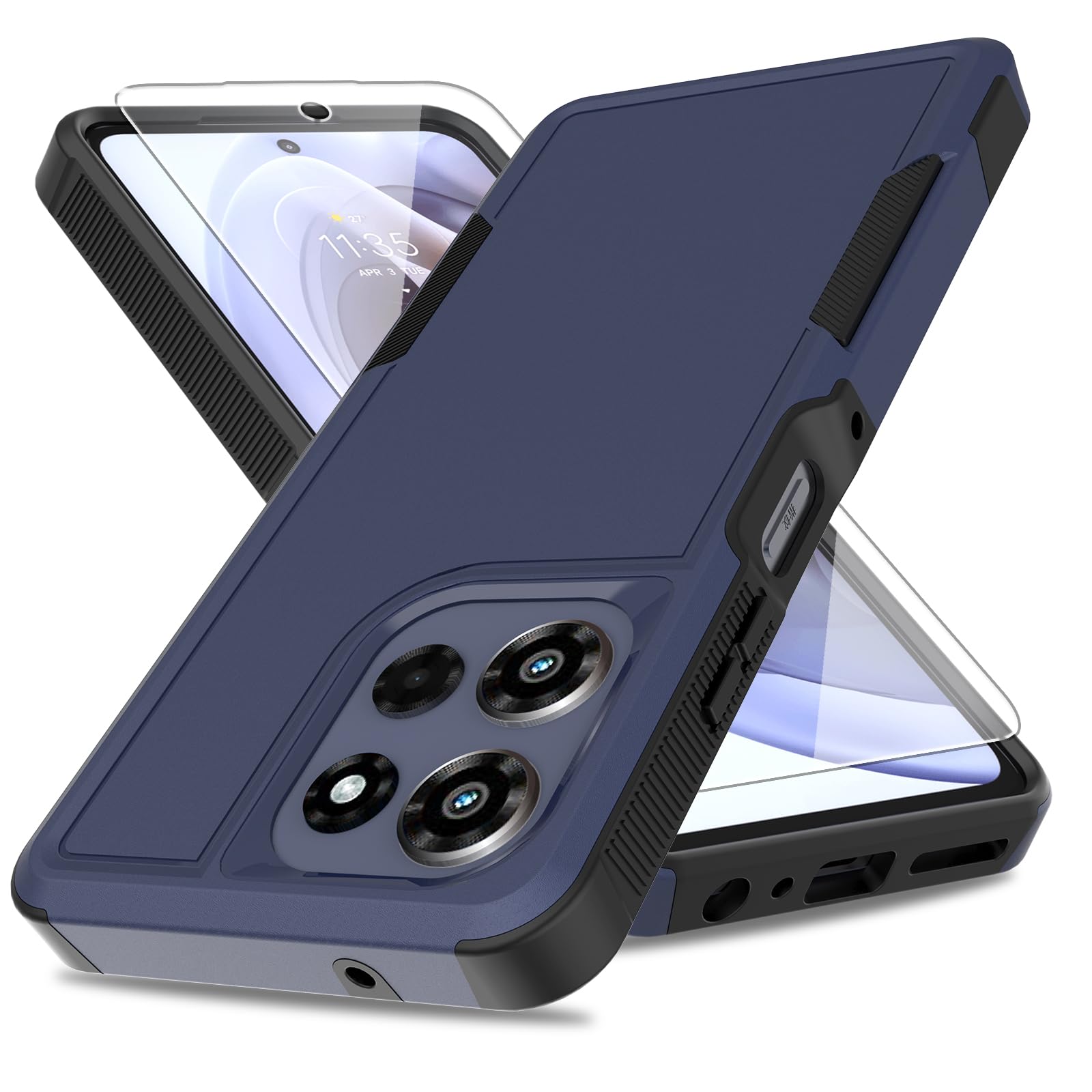 for Motorola Moto G Power 5G 2026 Case, Dual Layer Protective Heavy DutyNon-Slip [Military Grade 16ft.Drop Tested] with HD Scree