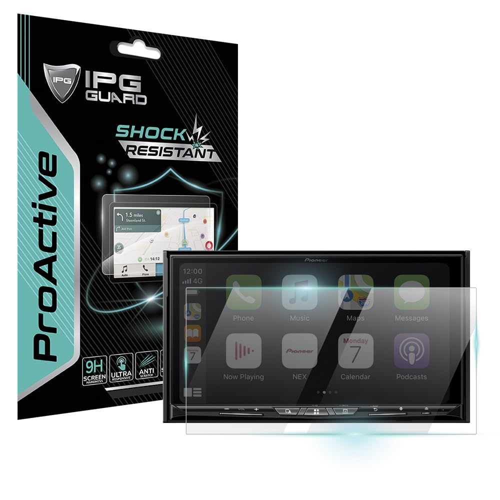 IPG ProActive Made for PIONEER AVIC-W8600NEX 7 Inch Display 9H Hardness Screen Protector Nano Ceramic Film Ultra Responsive High