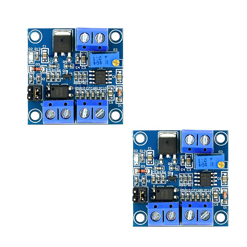 Wsdmavis 2Pcs Pwm To Voltage Module 0%  100% Pwm Converted To 0 10V Voltage Digital Analog Signal Converter For Plc Signal Inter