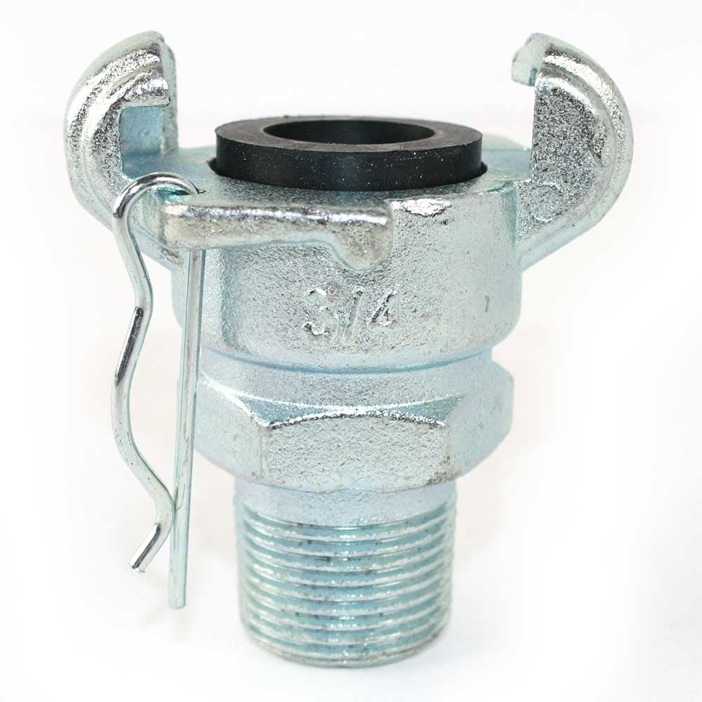 Interstate Pneumatics Cu 851 3/4 Inch Male Npt Straight Through Jack Hammer Coupler