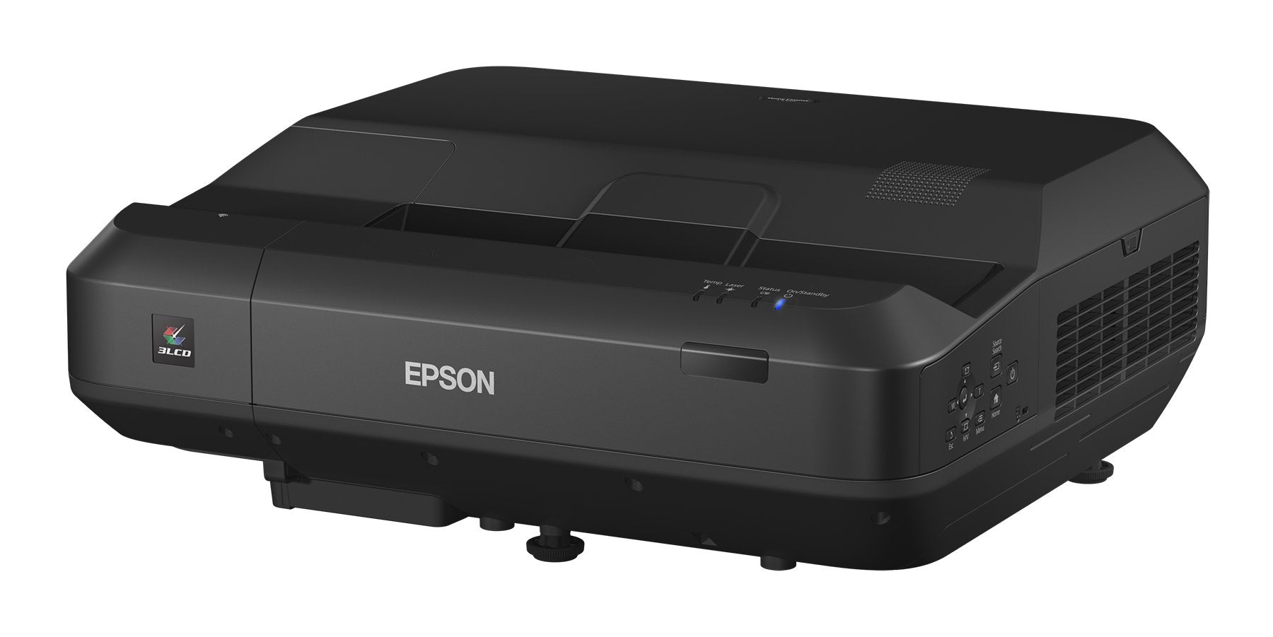 Epson Home Cinema Ls100 3Lcd Ultra Short Throw Projector, Digital Laser Display With Full Hd And 100% Color Brightness