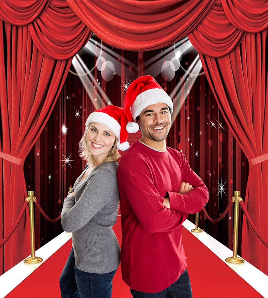 10X10Ft Hollywood Theme Party Decorations Photo Backdrops Red Carpet Backgrounds Vinyl Photography Background Backdrops For Wedd