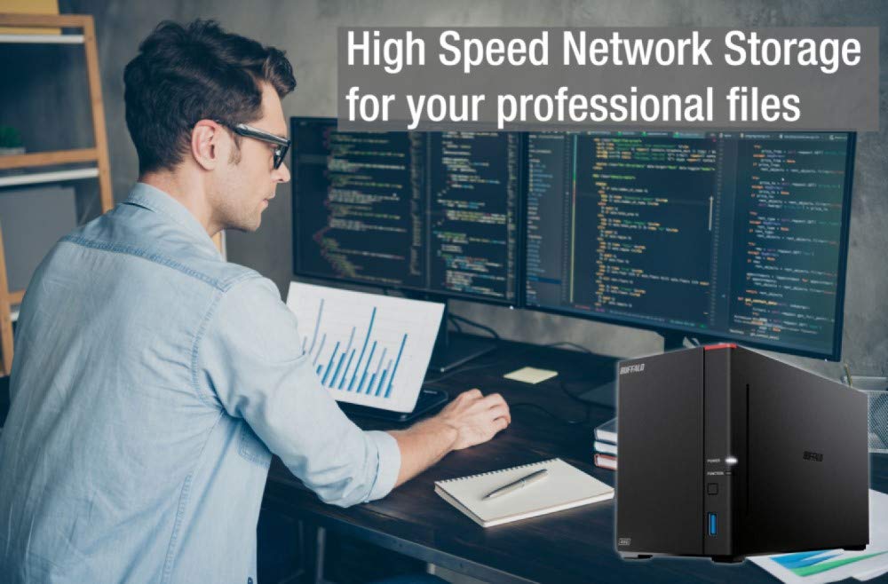 Buffalo Linkstation Soho 720 16Tb 2-Bay Nas Network Attached Storage With Hdd Hard Drives Included Nas Storage That Works As Sma