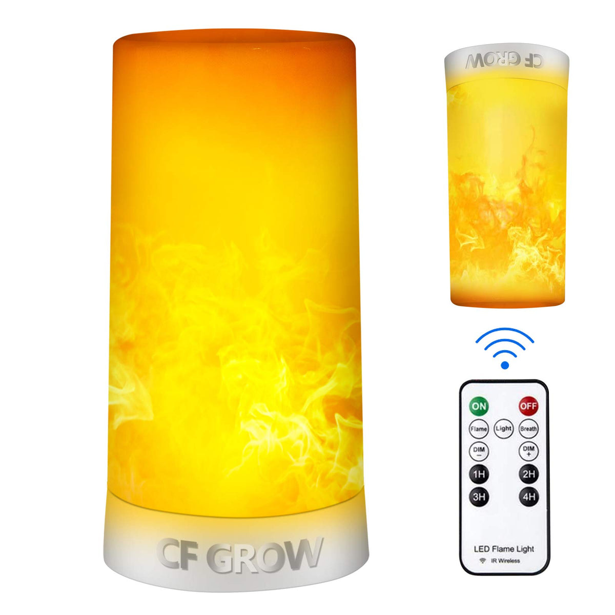 Led Flame Effect Light,Usb Rechargeable Outdoor Flame Table Lamp Waterproof Dimmable 4 Modes Lantern,Flame Lamp With Gravity Sen