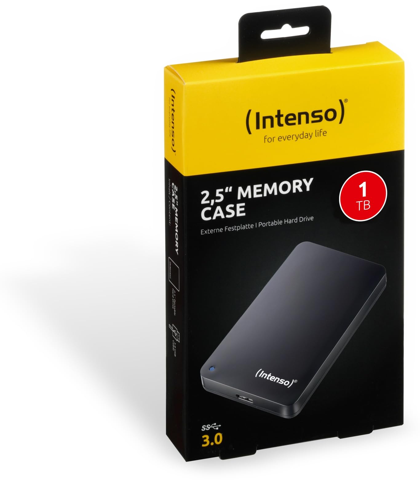 1Tb Intenso Usb3.0 Memory Case 2.5-Inch Slim Portable Hard Drive