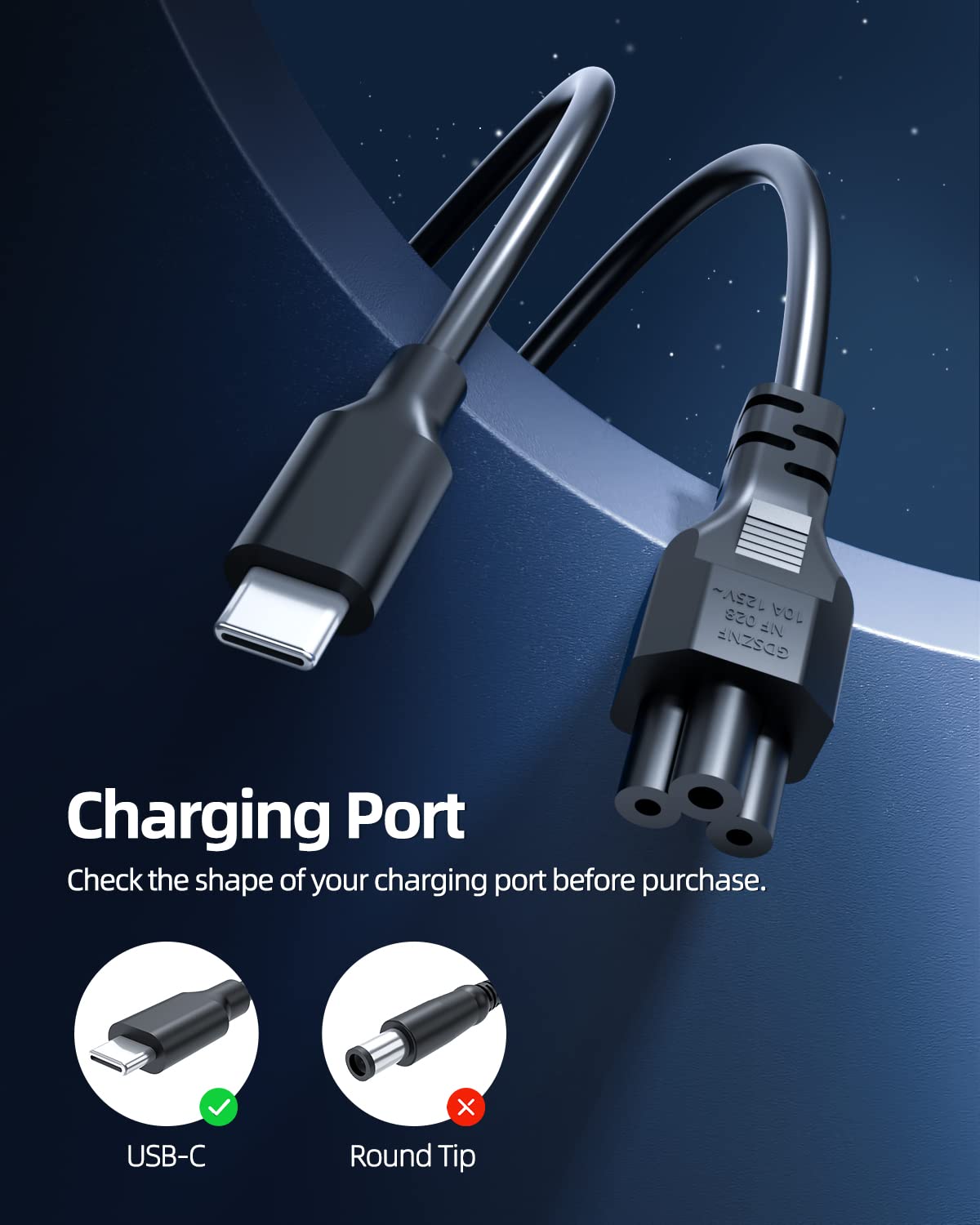 65W Usb C Charger Fit For Hp Elitebook X360 830 840 850 835 845 855 735 745 Probook 430 435 440 445 450 455 635 640 650 G5 G6 G7 G8 Laptop Power Cord