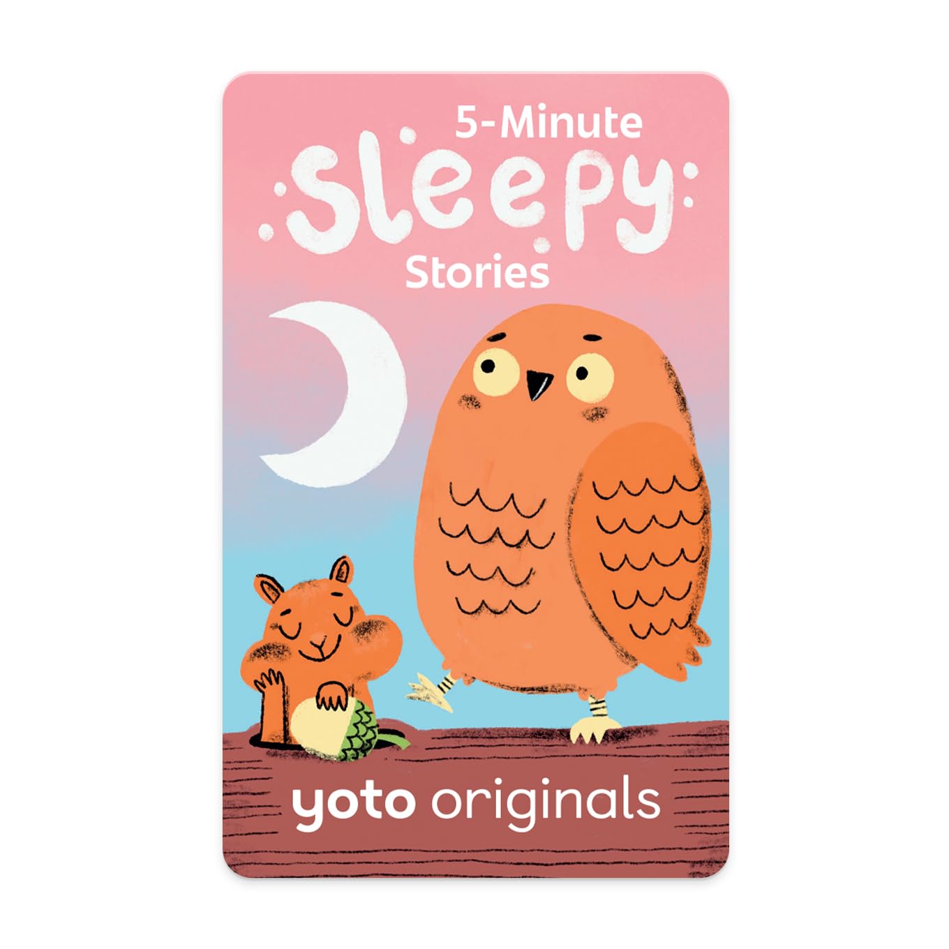 Yoto 5 Minute Sleepy Stories   Kids Audio Card For Use With Yoto Player & Mini All In 1 Audio Player, Educational Screen Free Li