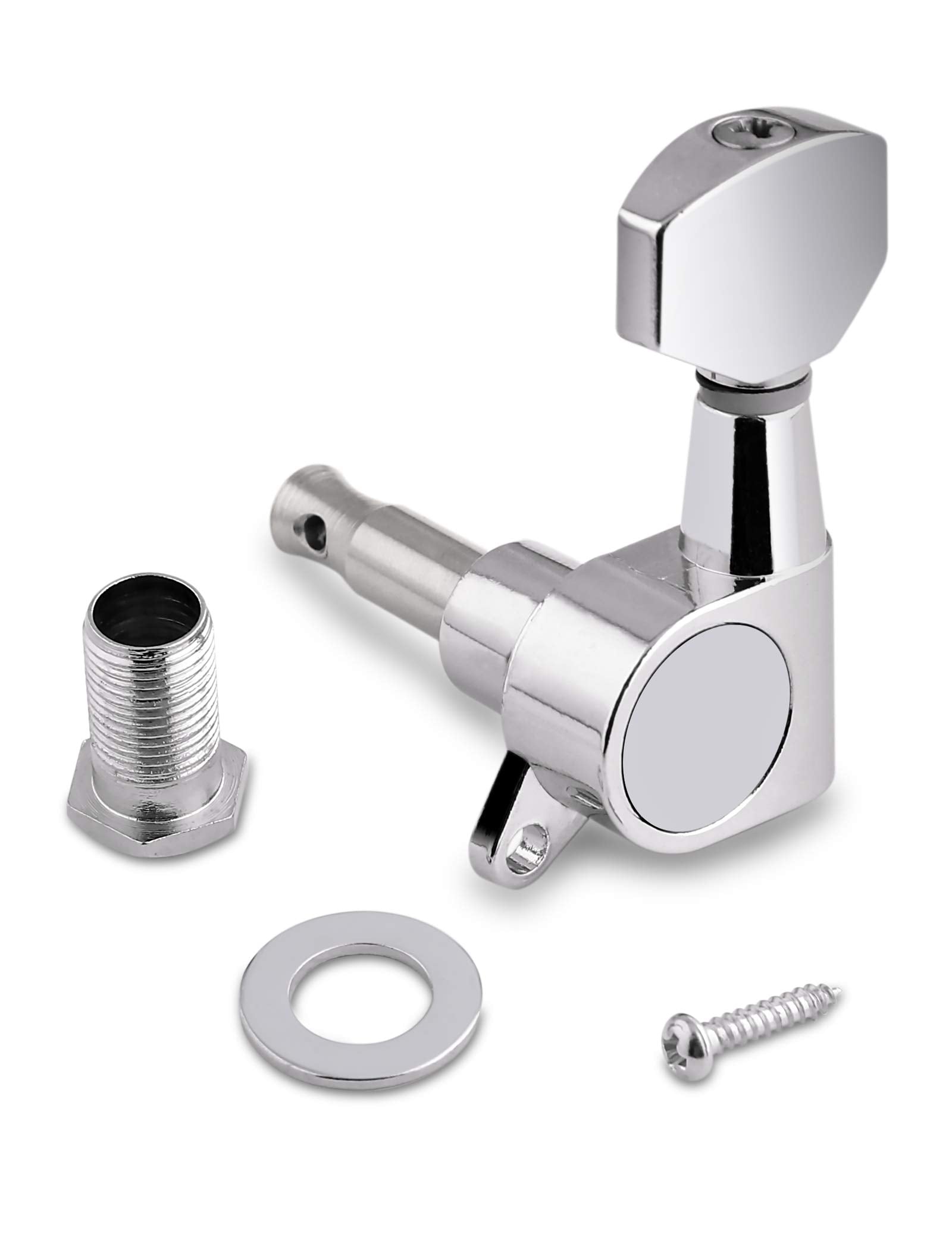 Holmer Sealed String Tuning Pegs Tuning Machines Grover Machine Heads Tuners Tuning Keys 3 Left 3 Right For Acoustic Guitar Or E