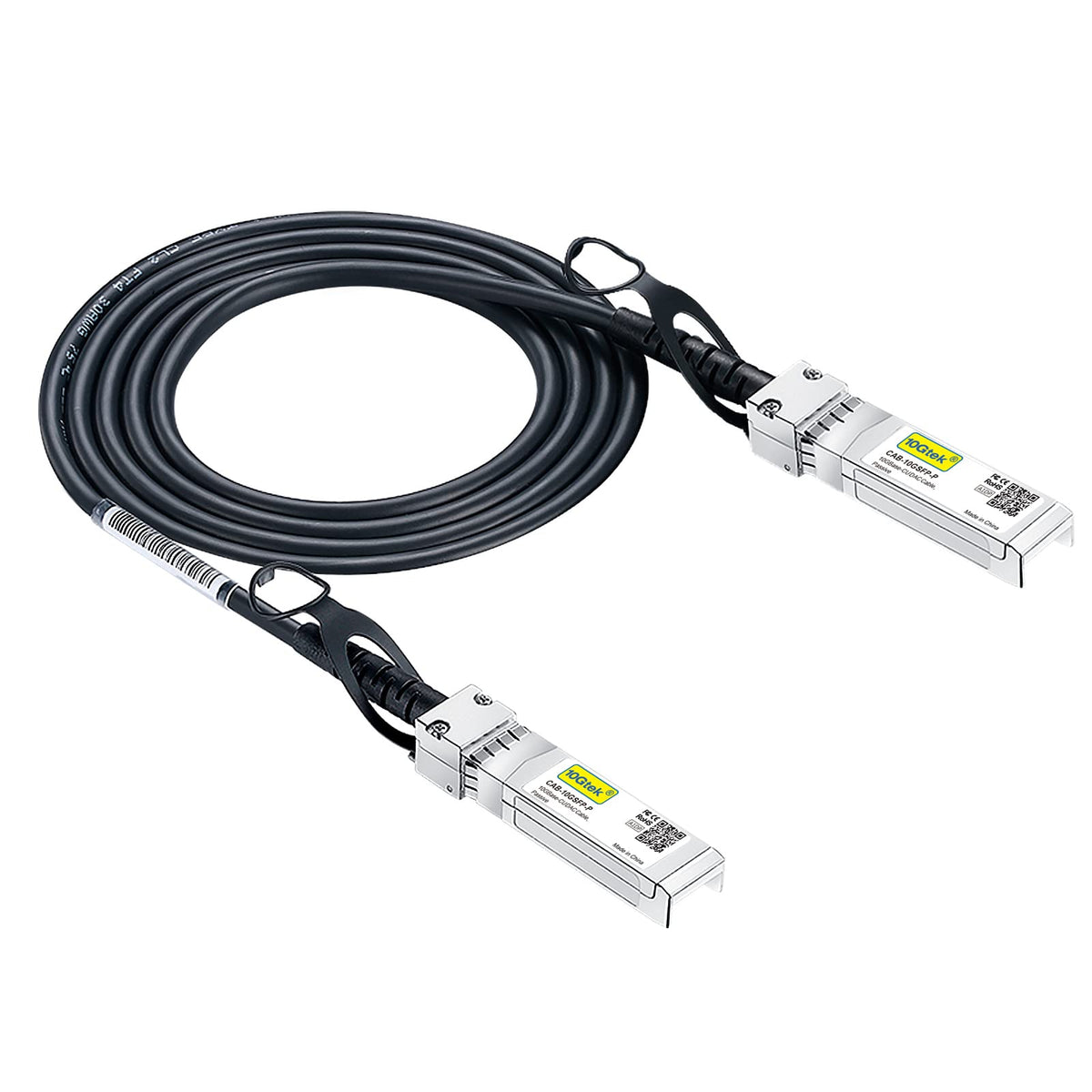 10G Sfp+ Dac Twinax Cable, Sfp+ To Sfp+ Direct Attach Copper Passive For Cisco Sfp H10Gb Cu1.8M, Ubiquiti Unifi, Meraki, Mikroti