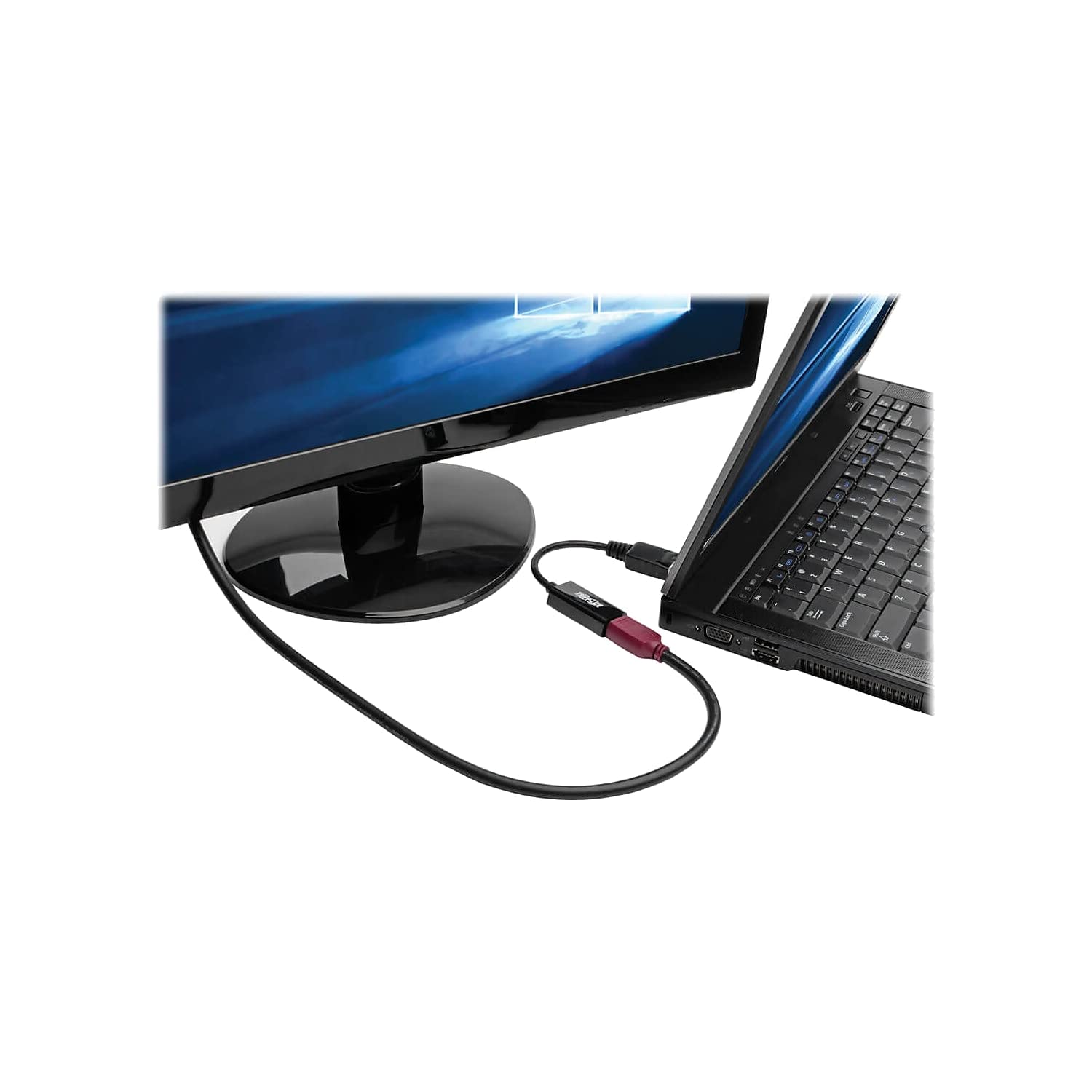 Tripp Lite Displayport To Hdmi Adapter Converter 4K @ 60Hz, Latching Connector, Dp 1.2 To Hdmi 2.0 M/F, Dp To Hdmi (P136-06N-H2V