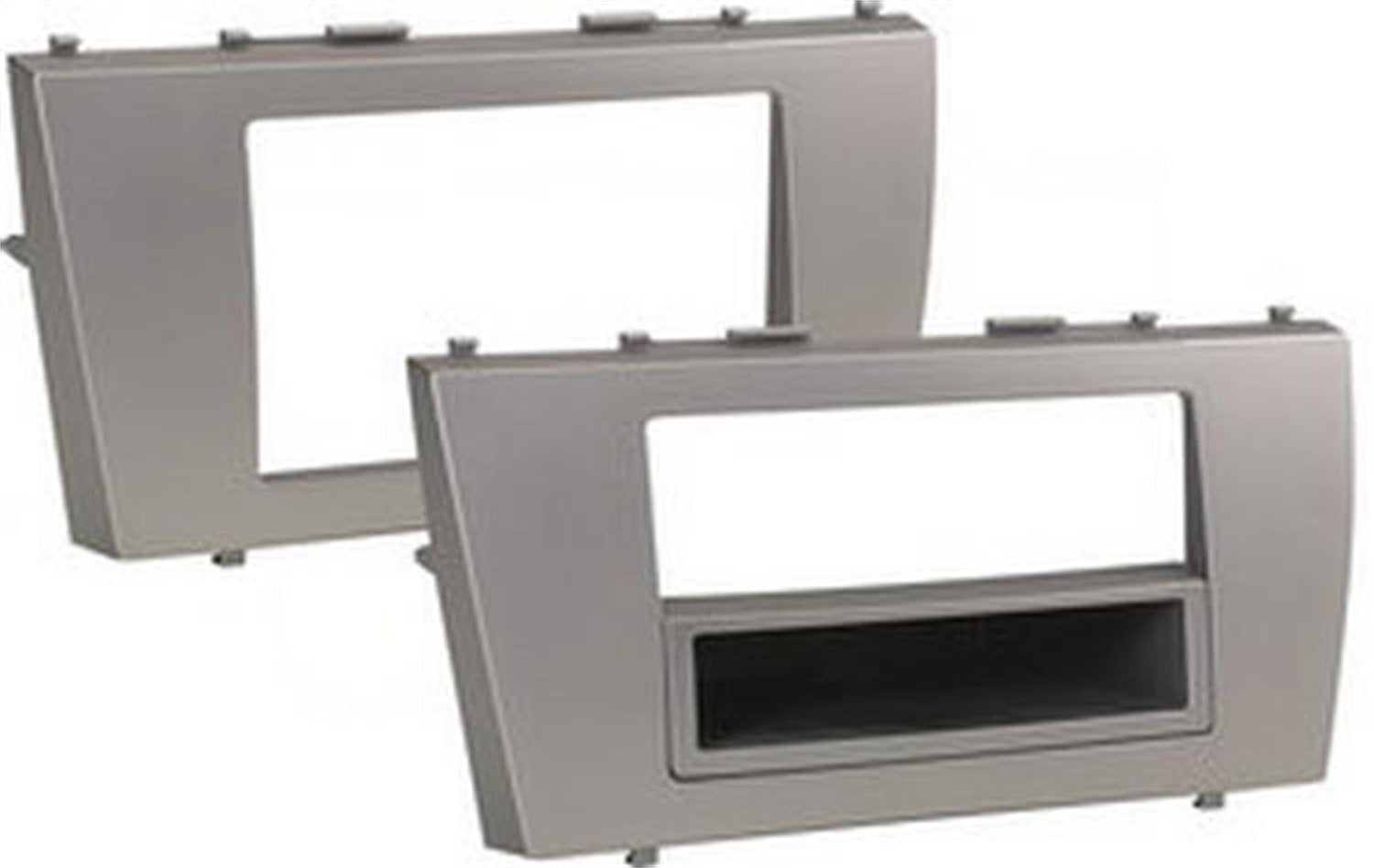 Scosche TA2058B Compatible with 2007 11 Toyota Camry ISO Double DIN & DIN+Pocket Dash Kit