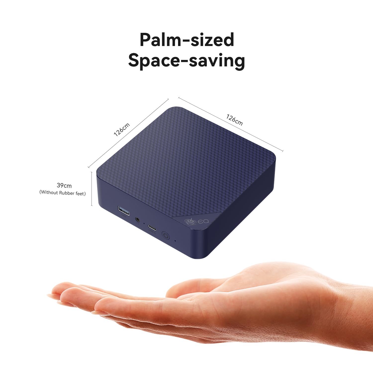 Beelink Mini Pc, Eq13 Mini Computers Alder Lake N100(Up To 3.4Ghz) 4C/4T, Desktop Computers 16G Ddr4 Ram 500G Ssd 4K 60Hz Dual H