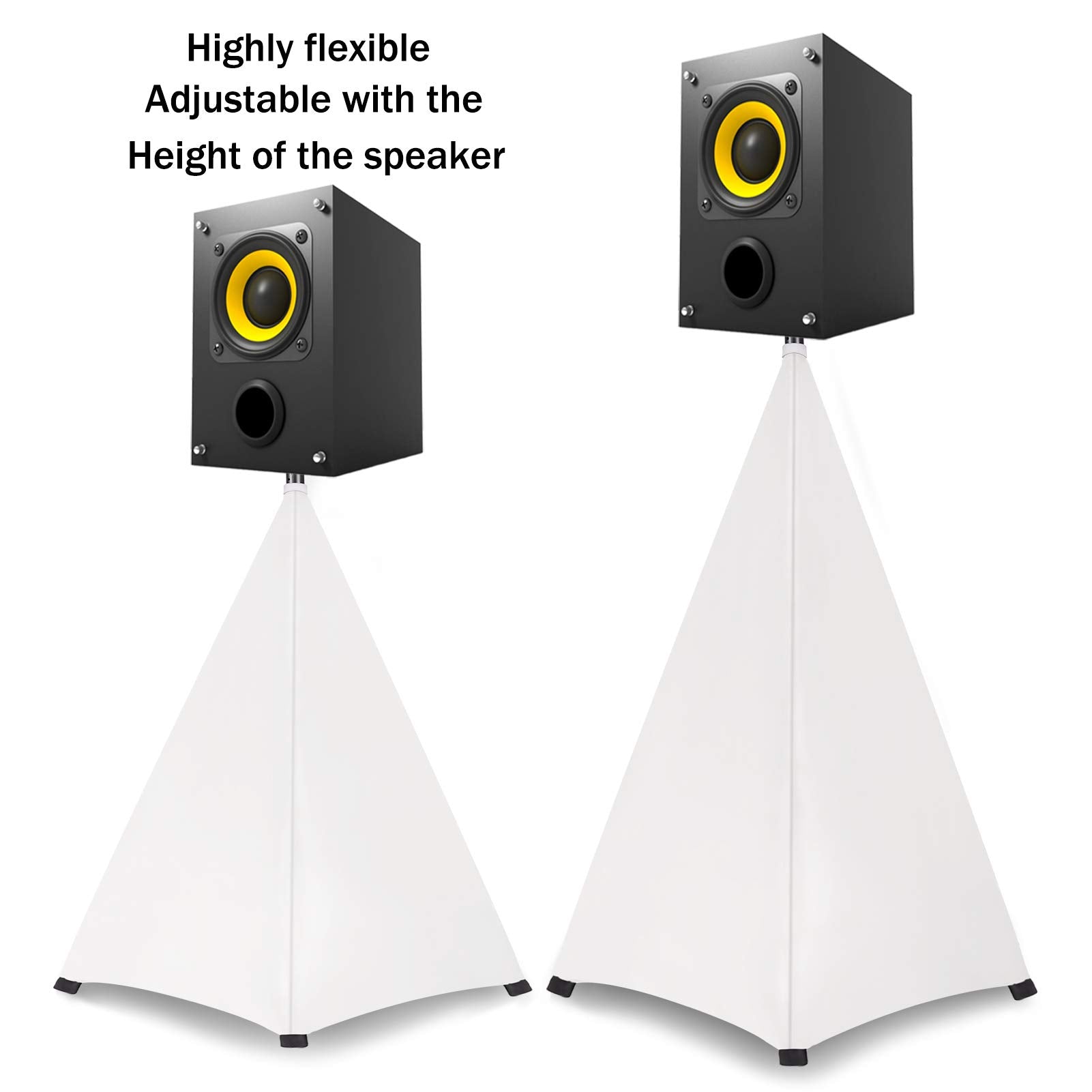 Dofilachy Speaker Stand Cover Dj Bag With 360 Degree Cover, Speaker Tripod Scrim Cover For Speaker/Lighting With Free Travel Bag