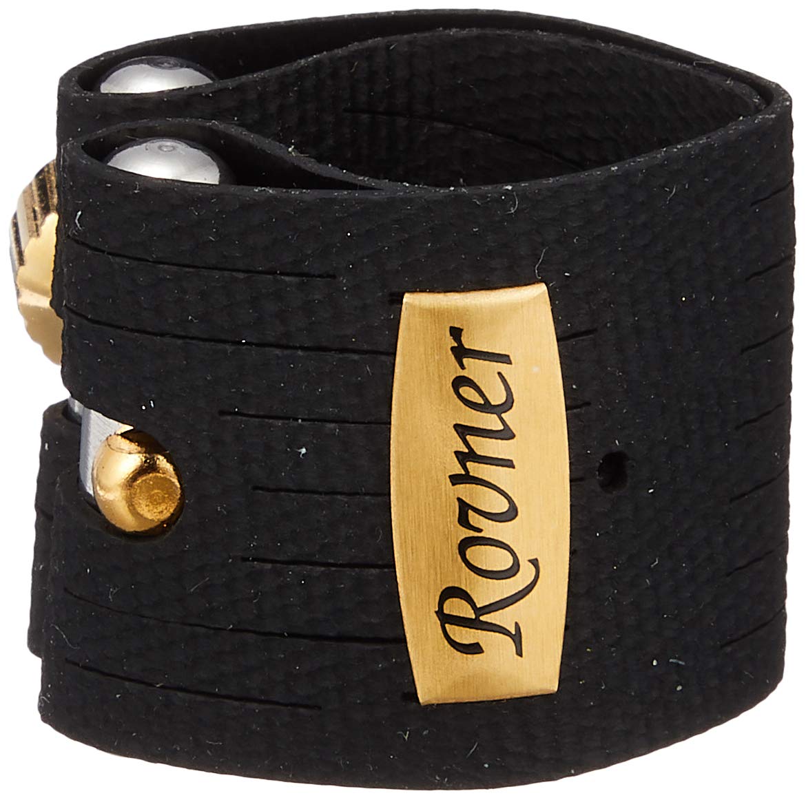 Rovner Ligature & Plastic Cap For Soprano Saxophone - Mkiii Ligature For Hard Rubber Mouthpiece (C-1Rvs)