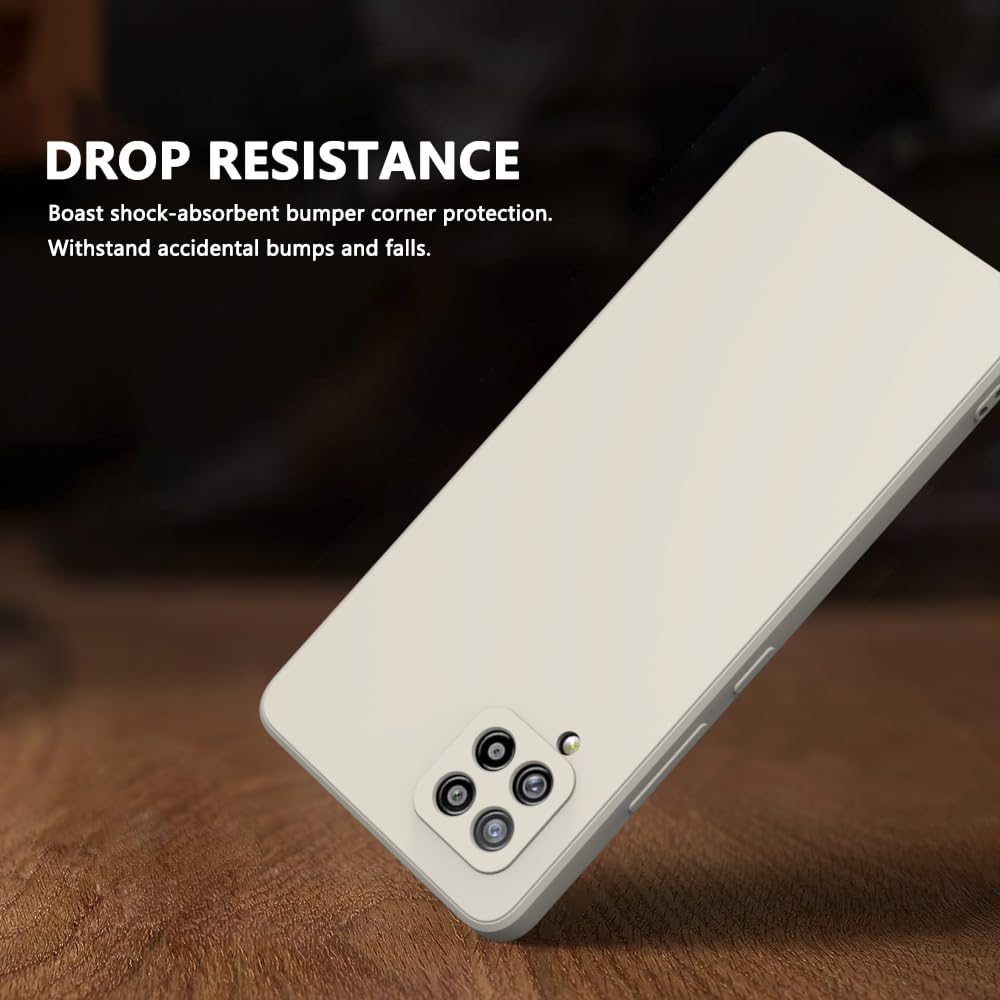 Wogroo For Samsung Galaxy A42 Case White, Scratch Resistant With Soft Touch, Slim Thin Phone Cover For Samsung Galaxy A42