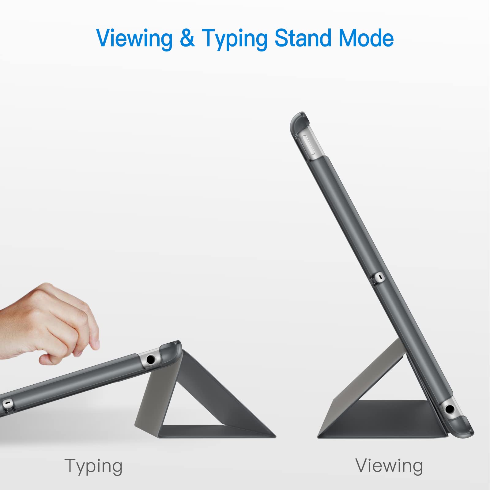 Jetech Case For Ipad Air 1St Edition (Not For Ipad Air 2/3/4/5), 9.7 Inch, Smart Cover With Auto Wake/Sleep (Dark Grey)