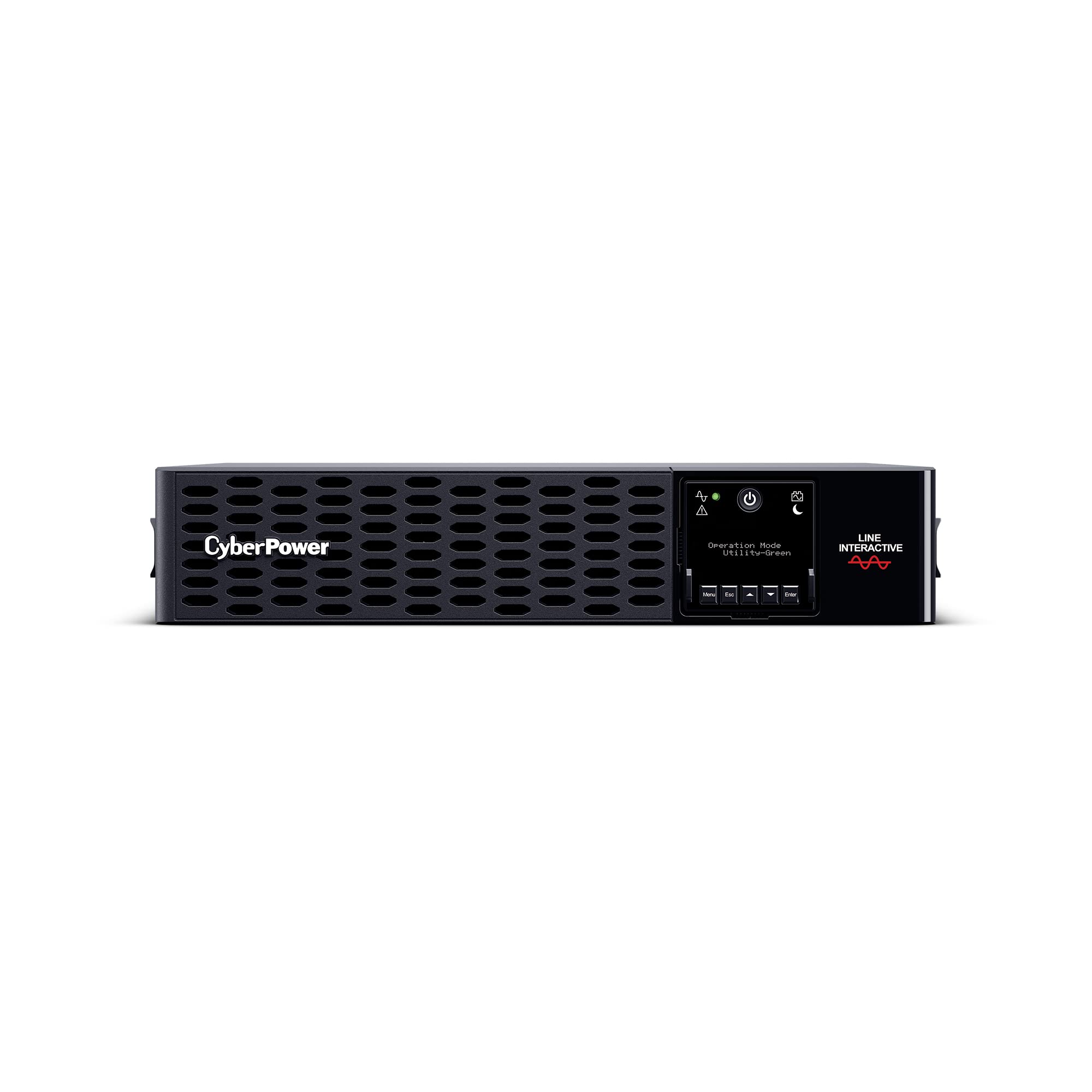 CyberPower PR2200RT2UN Smart App Sinewave UPS System, 2200VA/2200W, 8 Outlets, 2U Rack/Tower, AVR, Pre-Installed RMCARD205