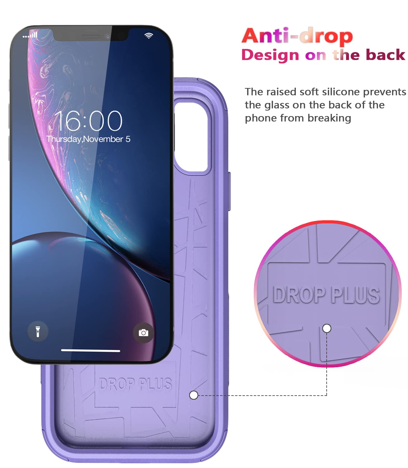 Diverbox For Iphone Xr Case [Shockproof] [Dropproof] [Dust Proof],Heavy Duty Protection Phone Case Cover For Apple Iphone Xr (Pu