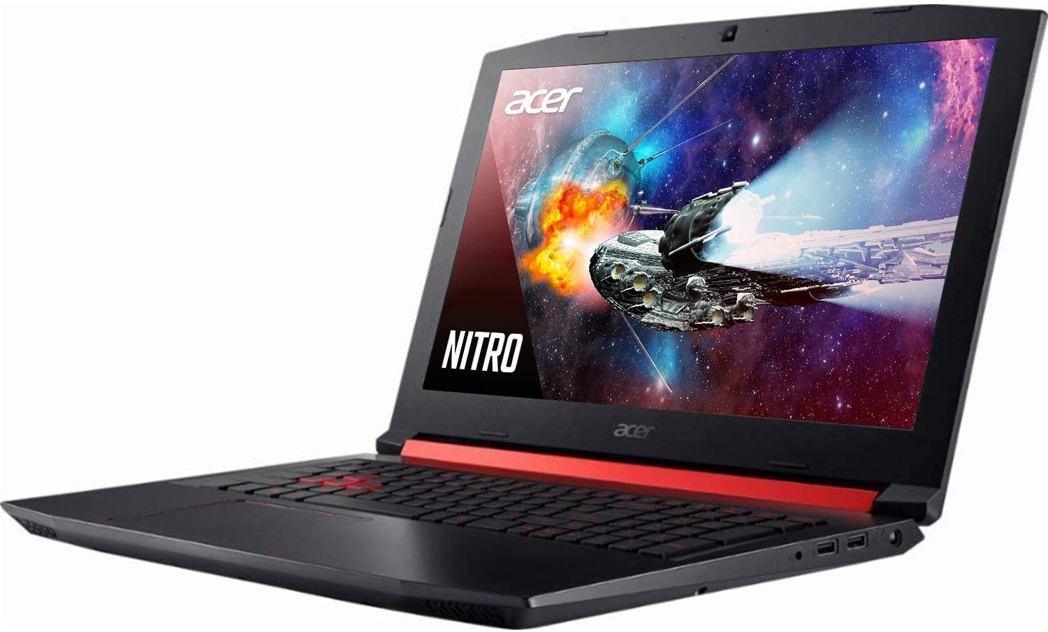 Acer Nitro 5 An515-54-51M5-15.6 - I5-9300H - Nvidia Gtx 1650-8Gb - 1Tb Hdd+128Gb Ssd, Black