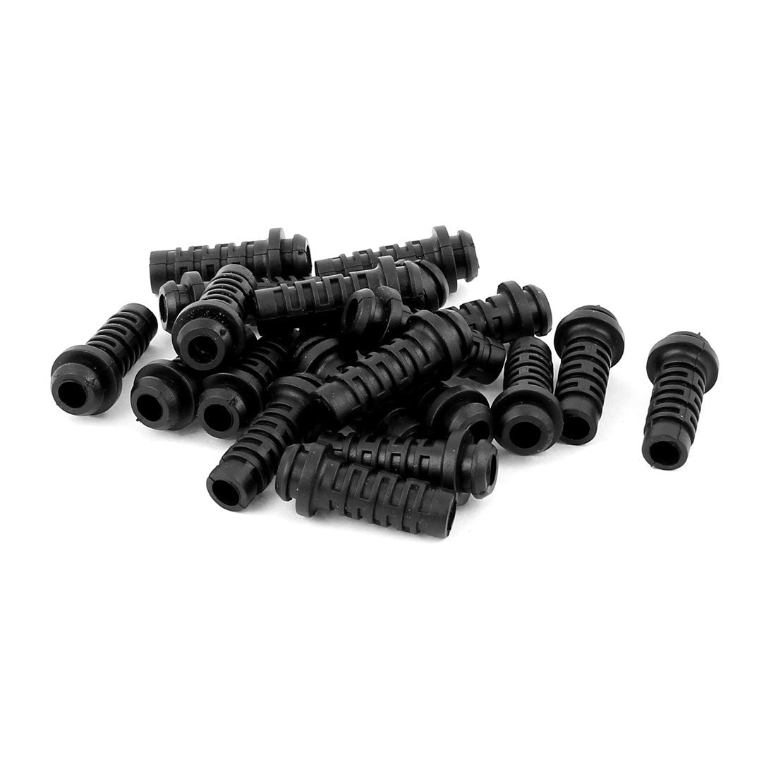 Uxcell A16011800Ux0237 Rubber Strain Relief Cord Boot Protector Cable Sleeve 27X8X5Mm 20Pcs (Pack Of 20)