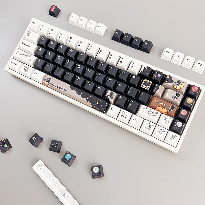 Keycaps   Astronaut Theme, Cherry Height, 142 Keys, Pbt Material, Opaque