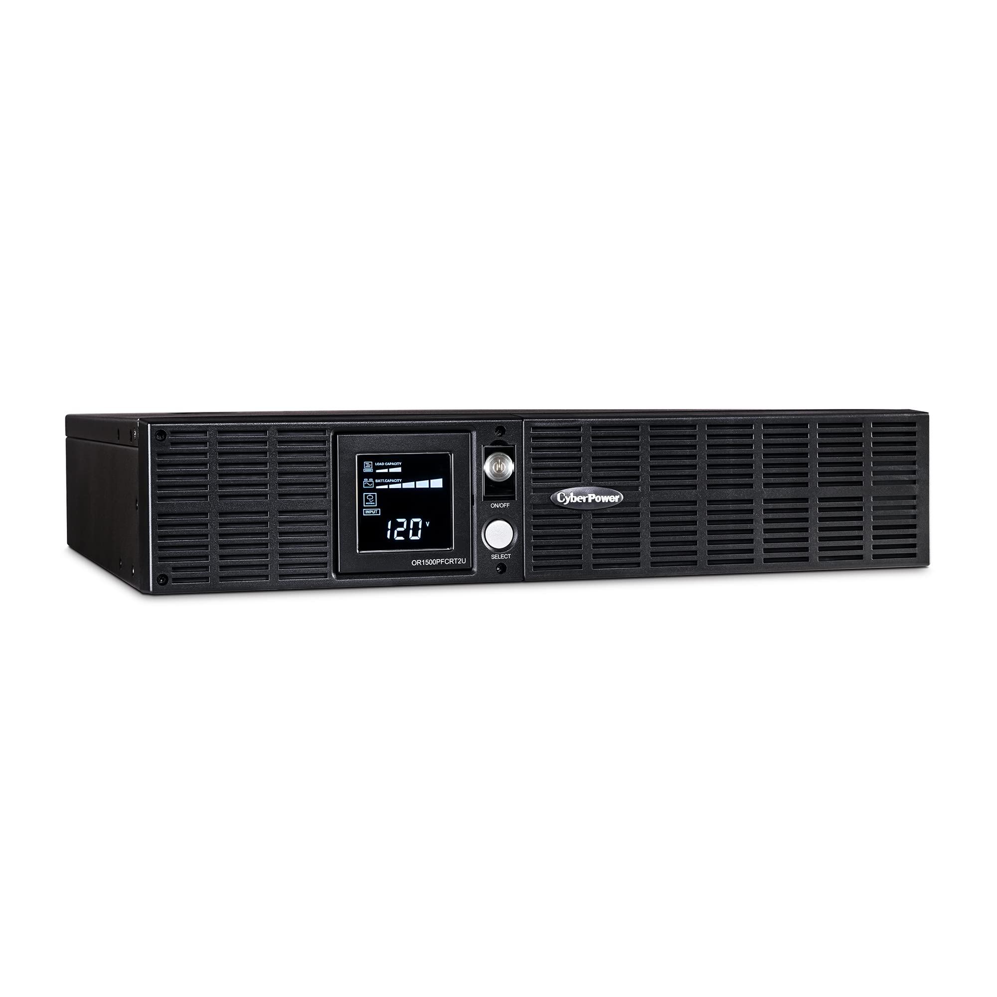 Cyberpower Or1500Pfcrt2U Pfc Sinewave Ups System, 1500Va/1050W, 8 Outlets, Avr, 2U Rack/Tower