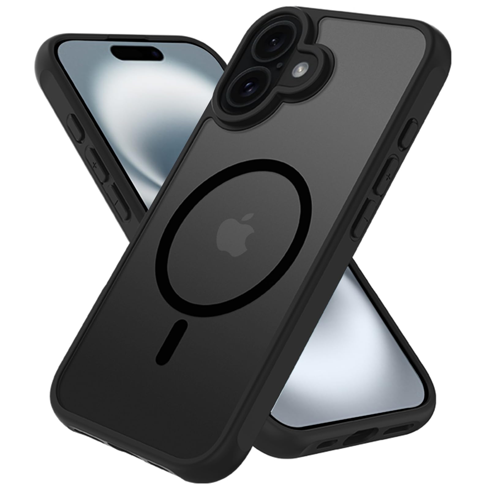 Pinlisheng 2024 New Magnetic For Iphone 16 Case,Compatible With Magsafe,Military Grade Drop Tested,Shockproof Matte Translucent