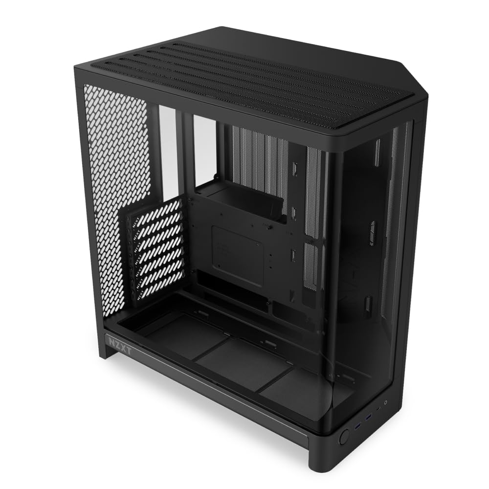 NZXT CS CCH62FB01 H6 (2026) Compact Dualchamber ATX Case Mid Tower TG Black