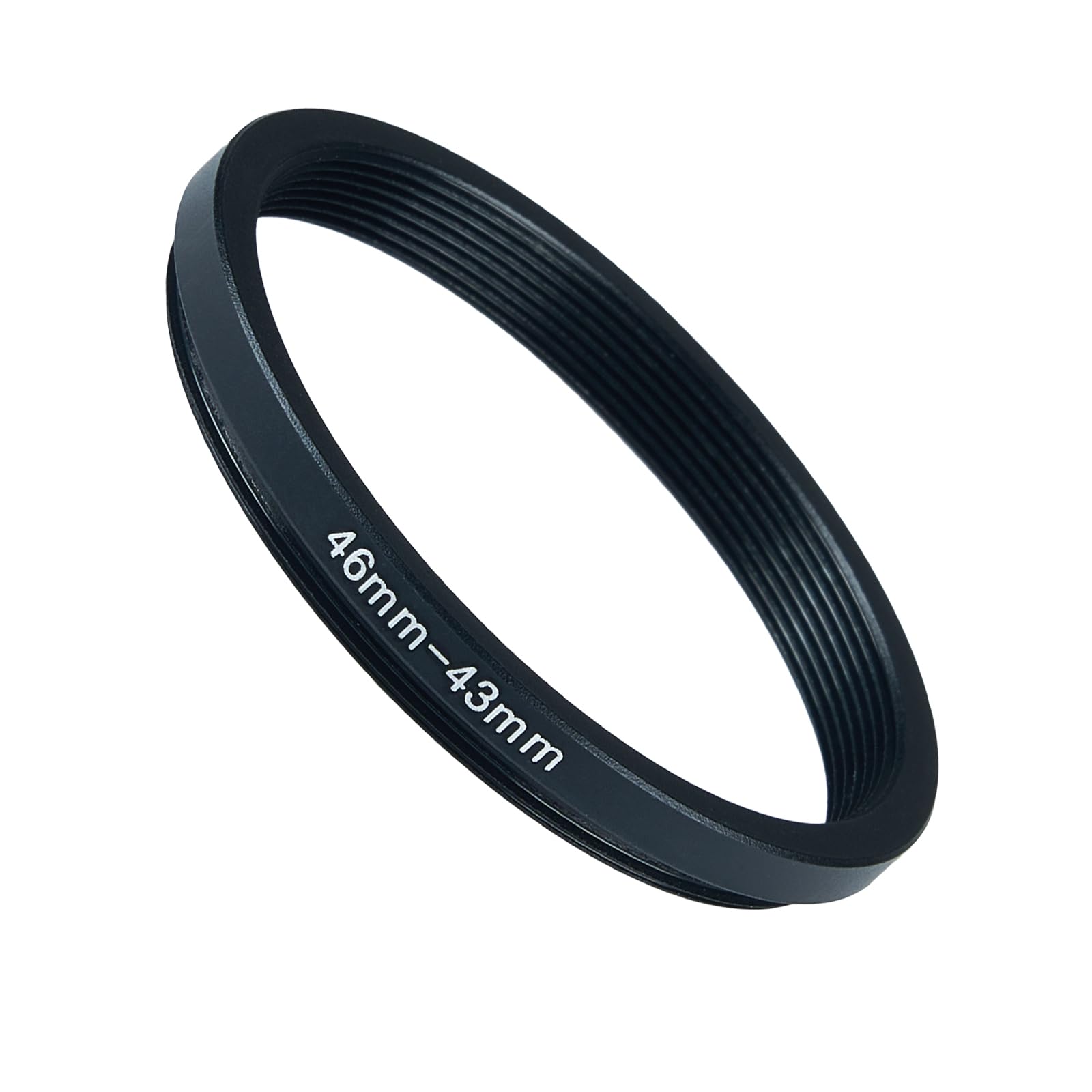 46Mm To 43Mm Step Up Adapter Rings Filter Adapter Black Metal Step Down Filter Ring Adapter Compatible With All Brand Uv Cpl Nd 