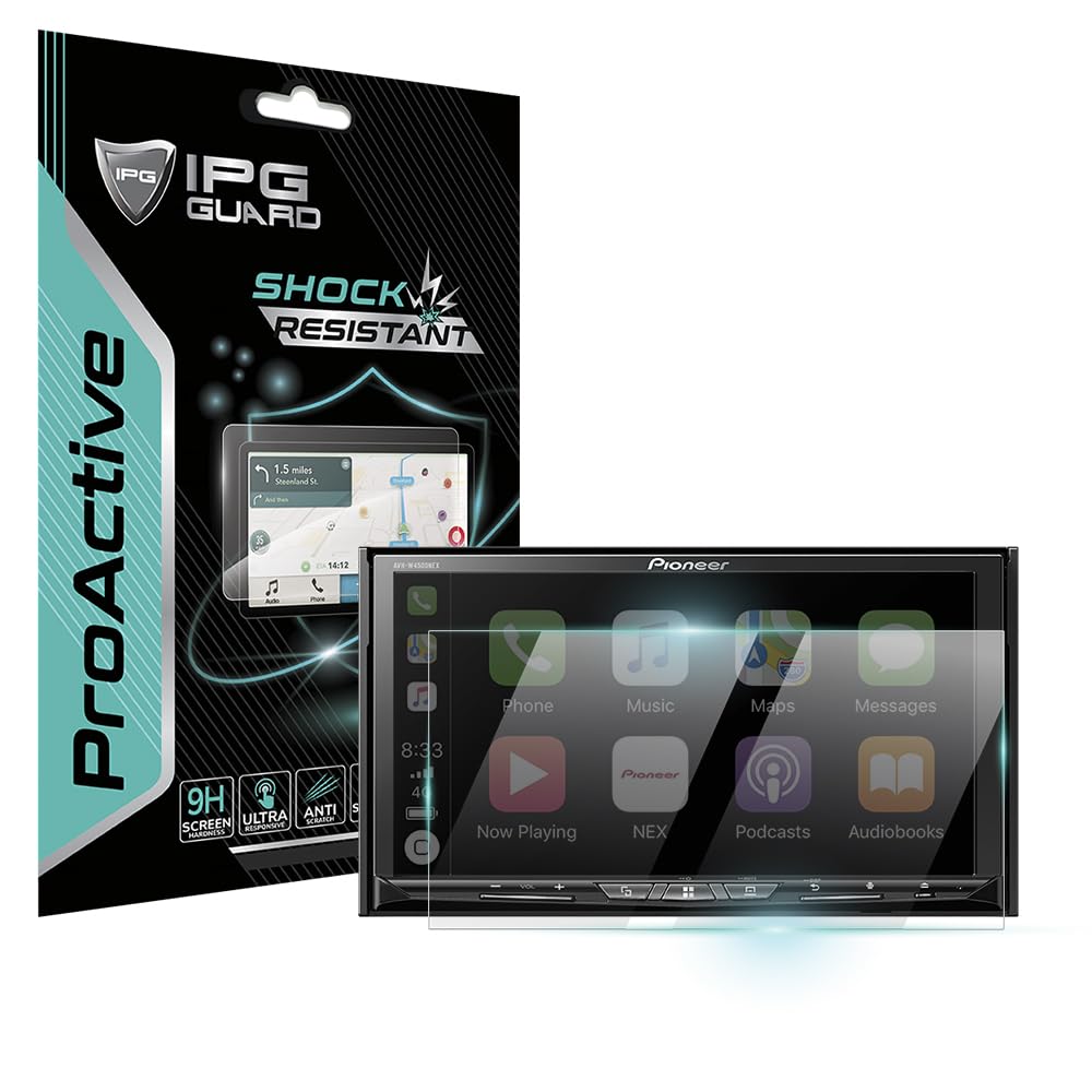 IPG ProActive Made for PIONEER AVH-W4500NEX 6.94 Inch Display 9H Hardness Screen Protector Nano Ceramic Film Ultra Responsive Hi