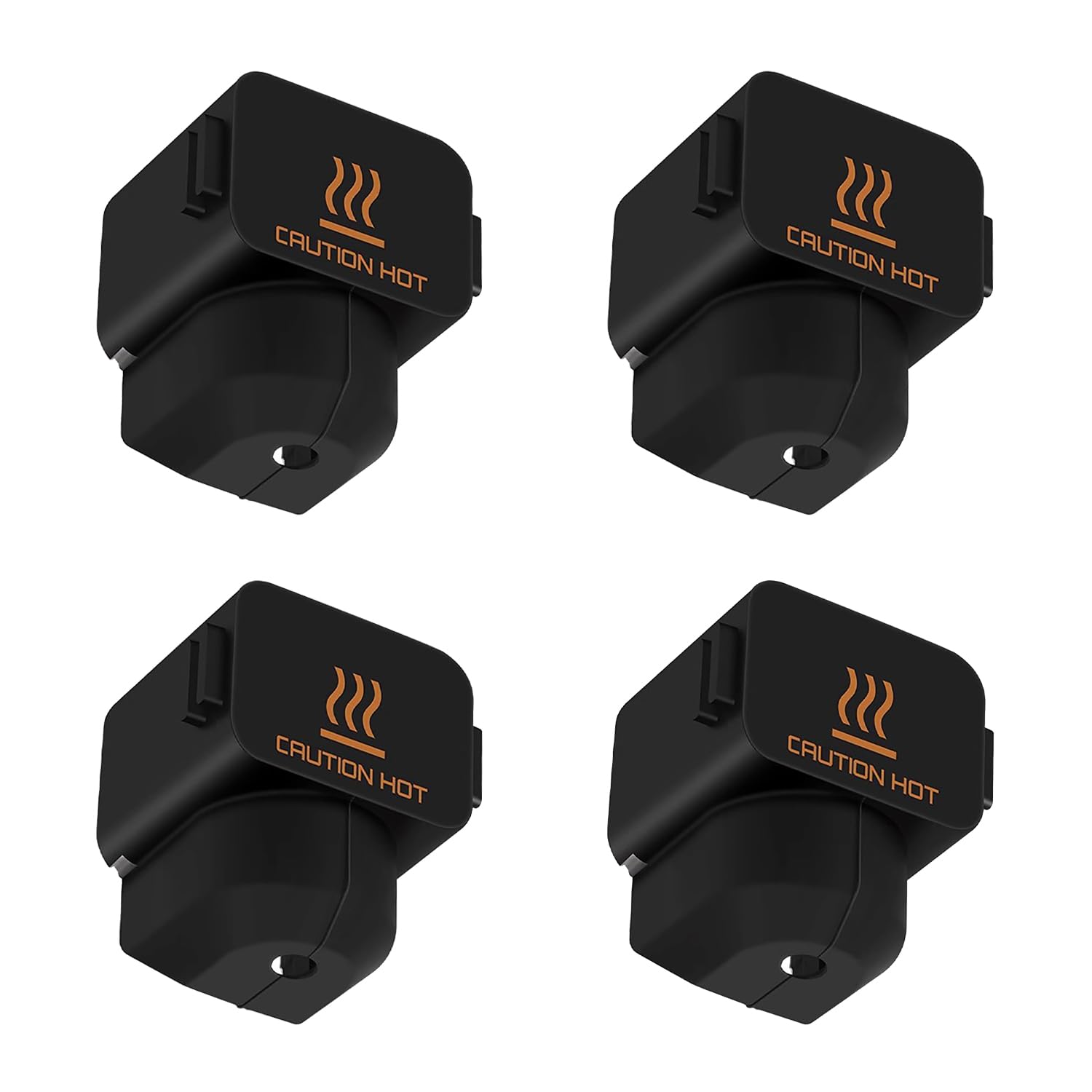 4Pcs Silicone Socks Cover For 3D Printer Bambu Lab A1/A1 Mini, High Temperature And Durable Black Silicone Cover 3D Printer Acce