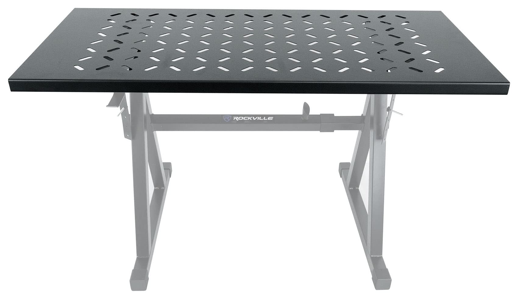 Rockville Ks1 Shelf For Z X Turns Keyboard Stands Into Dj Table