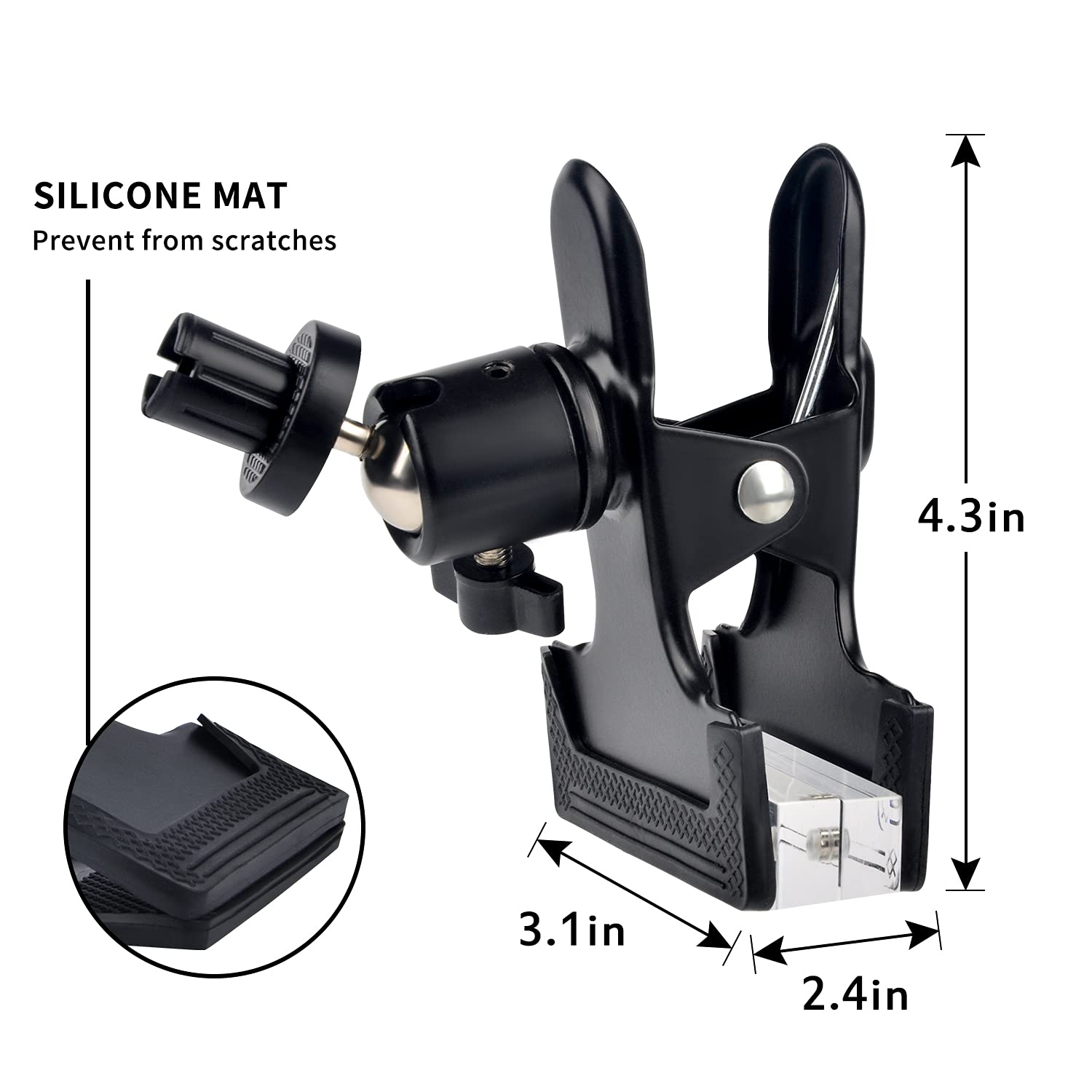 2Pack Metal Clamp Clip Mount For Blink Outdoor 4 (4Th Gen) / (3Rd Gen) And All New Blink Outdoor/Indoor Camera/Blink Xt / Xt2, B