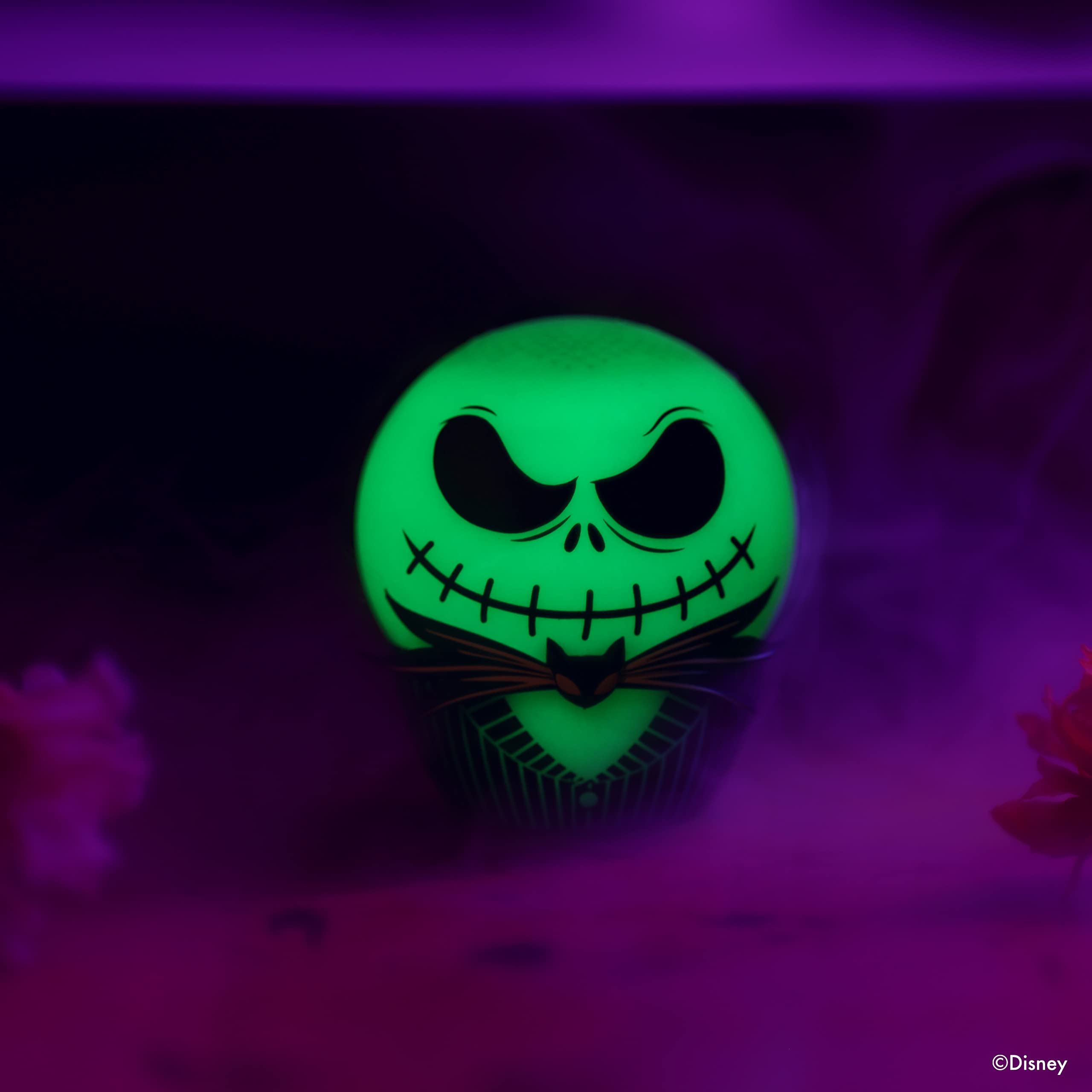 Bitty Boomers Disney: Tim Burtons The Nightmare Before Christmas   Jack Skellington Vengeful Face   Glow In The Dark   Mini Blue