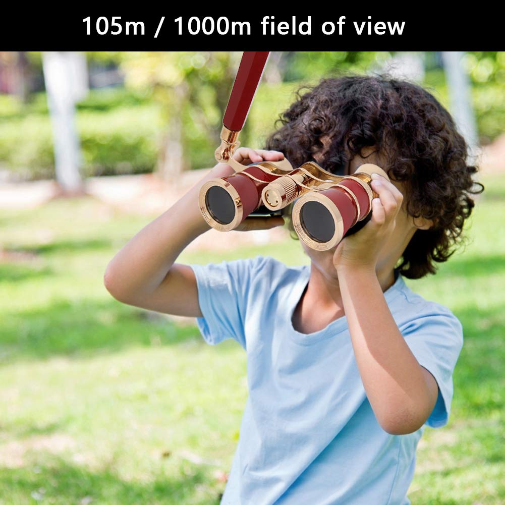 Opera Glasses Binoculars 3X25 Theater Bk7 Optical Glass Portable Telescope Adults Kids Women In Musical Concerts Theater Cinema