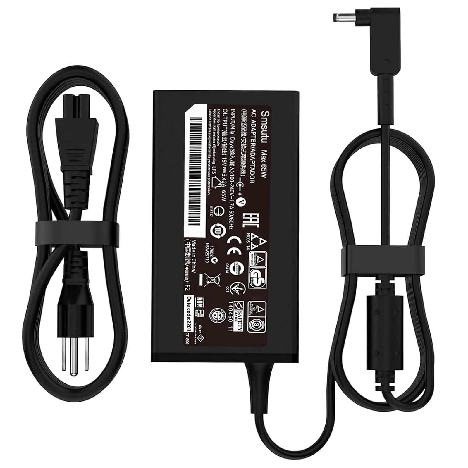 65W Laptop Charger for Acer Aspire 5 3 1 N20C5 N23C3 N16P1 N20C6 N15Q8 N23H3 N22C6 N22C5 N20C12 N19H2 A31524PR7VH A51556 A515