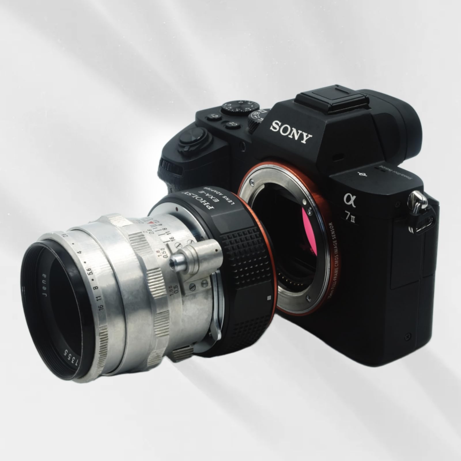 Pholsy Lens Mount Adapter Compatible With Exakta Mount Lens To E Mount Camera Compatible With Sony A1 A9Ii A7S A7R A7C A7 Iv/Iii