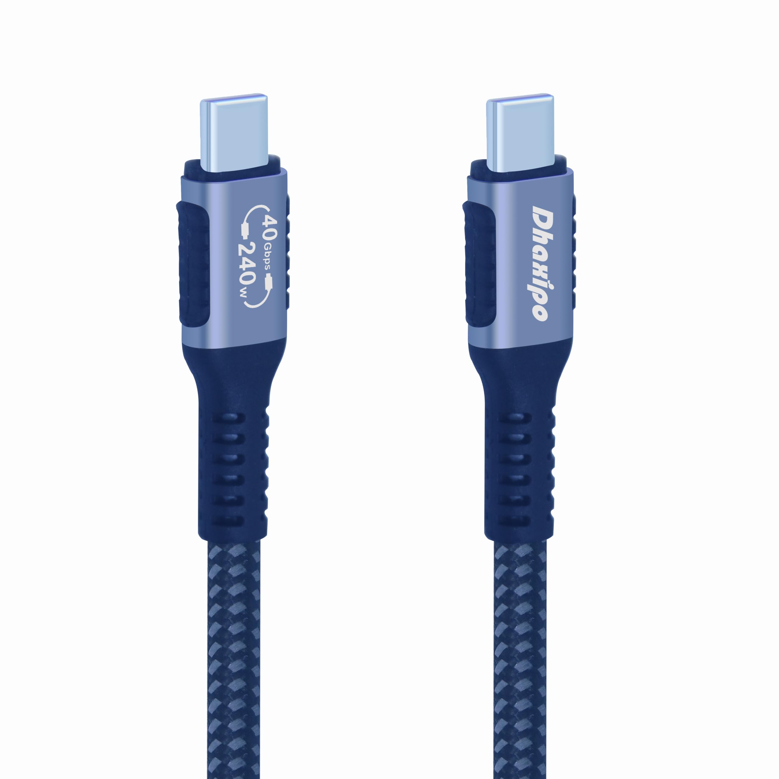 Dhaxipo Usb 4 For Thunderbolt 4 Cable 6.6Ft, 40 Gbps Data Transfer With 240W And 4K@144Hz 5K@ 60Hz Or 8K@30Hz,Compatible With Th