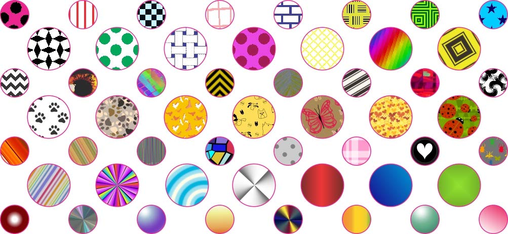 Stickertalk Decorated Camera Dots Webcam Covers, 1 Sheet Of 32 Stickers At 0.25 Inches Diameter, 21 Stickers At 0.375 Inches Dia