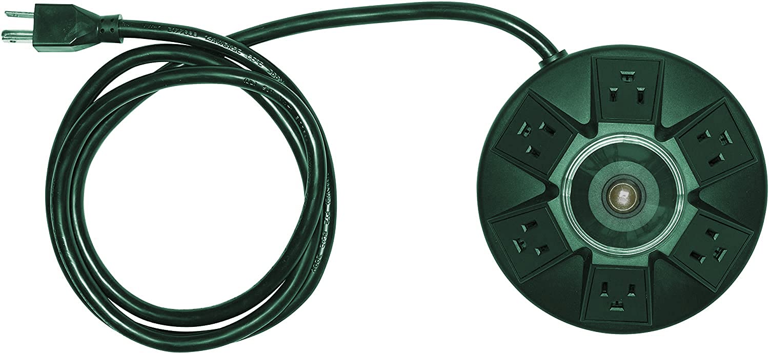 Kreative Power E900S311-C1 Powramid Surge Protector, Green