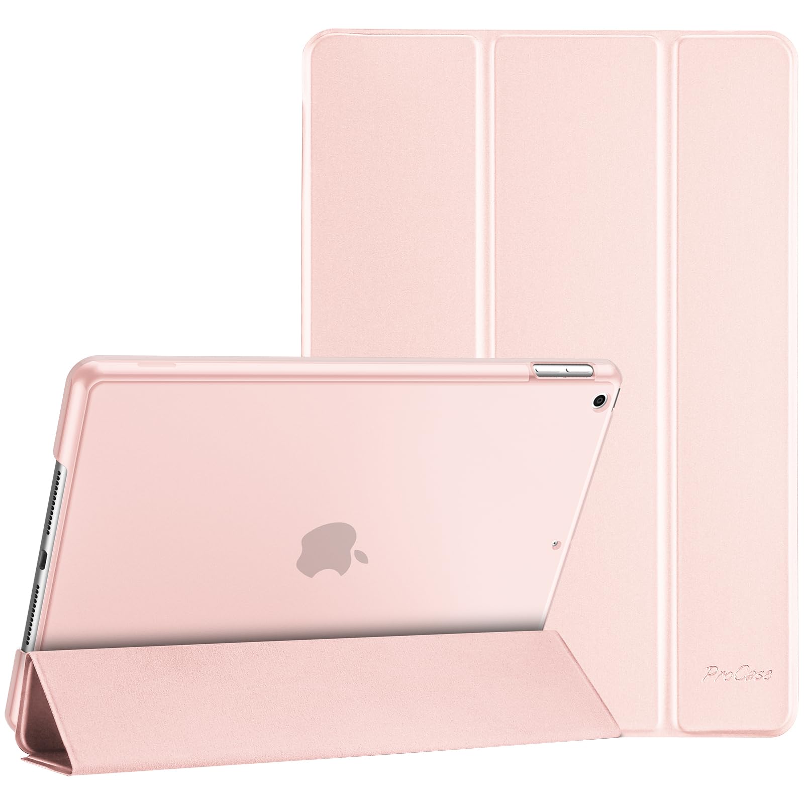 Procase For Ipad 9Th Generation 2021/ Ipad 8Th Generation 2020/ Ipad 7Th Generation 2019 Case, Ipad 10.2 Case Ipad Cover 9Th Generation  Lightpink