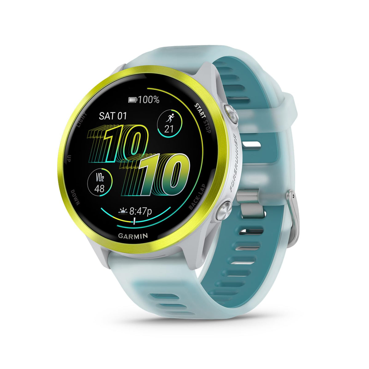 Garmin Forerunner 570, 47Mm, Advanced Gps Running And Triathlon Smartwatch, Amoled Display, Training And Recovery Features, Amp 