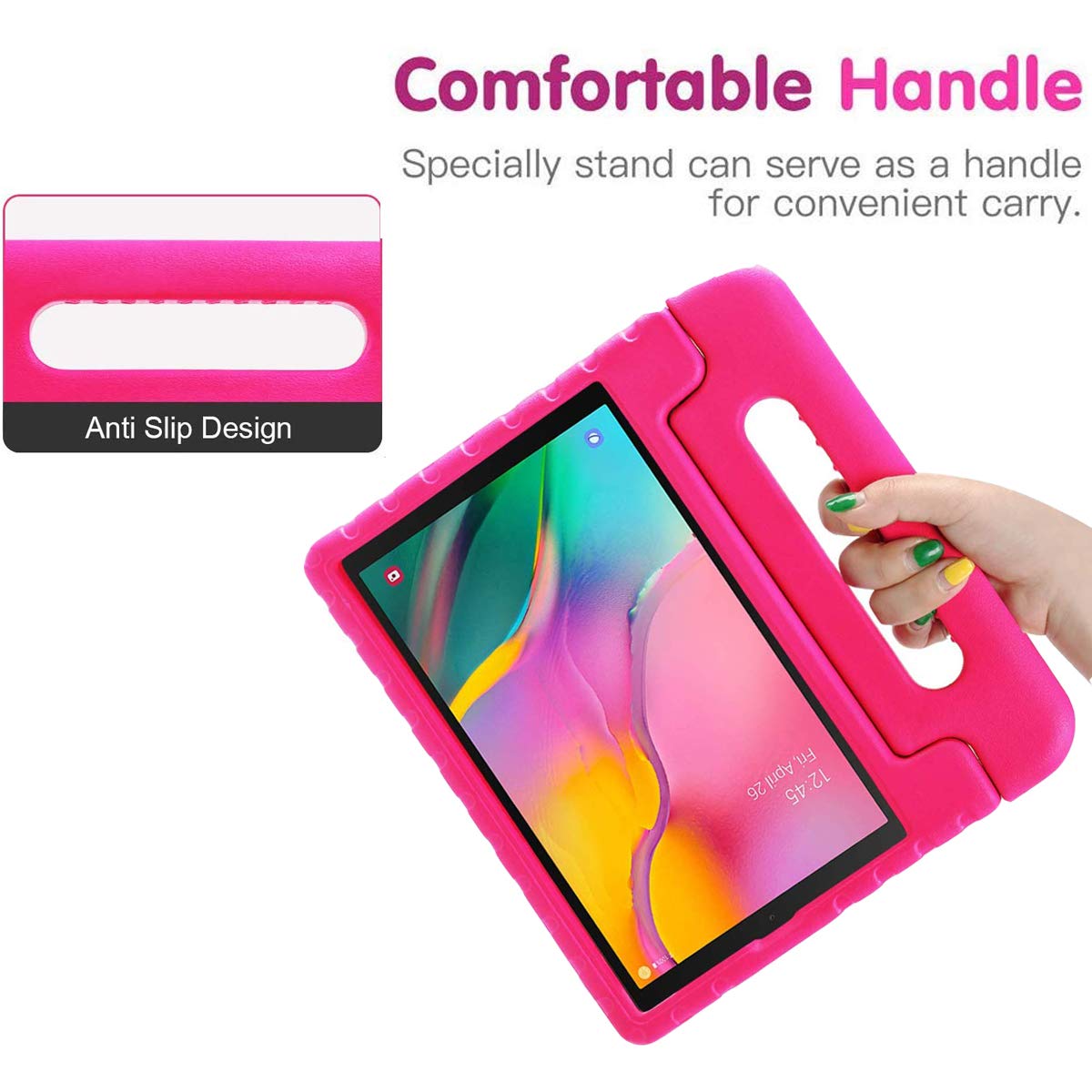 Bmouo Kids Case For Samsung Galaxy Tab A 8.0 2019 Sm T290/T295, Galaxy Tab A 8.0 Case 2019, Shockproof Light Weight Protective H