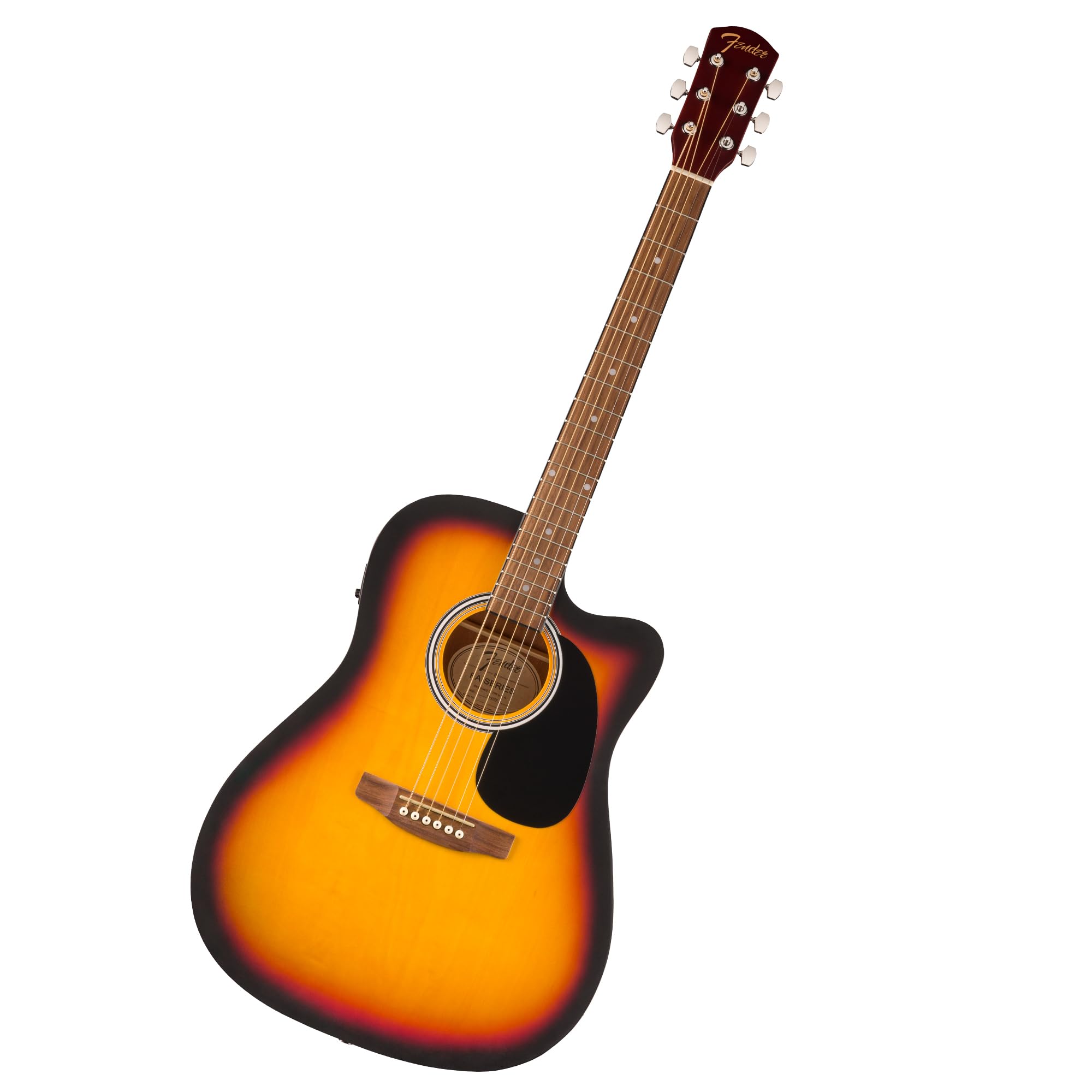 Fender Fa 25Ce Dreadnought Acoustic Electric Guitar, Beginner Guitar, With 2 Year Warranty, Includes Built In Tuner And On Board